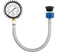 STOWBERRY Mains Water Pressure Gauge - 0-11 Bar / 0-160 PSI - Mains Water Supply Pressure Test Gauge with Hose Tap Connector - Plumbing Tool for Home, Garden & Irrigation System Monitoring