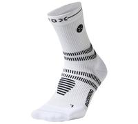 STOX Energy Socks - Women's Running Ankle Socks - Running socks size 38-40, grey/white