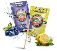 Stoxser 300 x Toothpicks with Flavour, Pack of 2, Blueberry and Lemon/Lemon Flavour Revolution Toothpick Flavour, No Chewing Gum, Supportive to Toothpaste, Dental Floss, Sugar-Free
