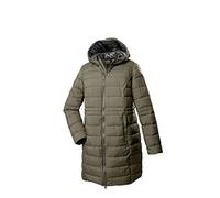 STOY STW 12 WMN QLTD PRK 38826-000 Women's Down Look Parka with Hood Light Olive Size 46