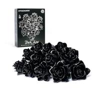 STOZAOKN Black Roses Bouquet Building Set, Artificial Flowers Botanical Collection Building Block for Adults, Gothic Home Decor for Women, Girls, No Vase (585 PCS)