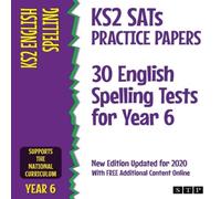 STP Books KS2 SATs Practice Papers 30 English Spelling Tests for Year 6 : STP Books Multicolor