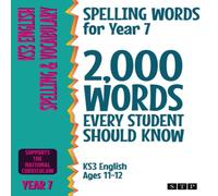 STP Books Spelling Words for Year 7: 2, 000 Words Every Student Should Know STP Books Multicolor