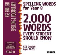 STP Books Spelling Words for Year 8: 2, 000 Words Every Student Should Know STP Books Multicolor