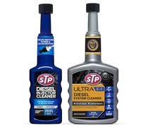 STP Diesel Combo Pack - 200ml Injector Cleaner + 400ml 5 in 1 Fuel System Cleaner - Cleans Injectors, Boosts MPG, Reduces Emissions, Restores Diesel Engine Performance