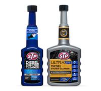 STP Diesel Fuel Additive Treatment Bundle, Includes Diesel Injector Cleaner and Ultra 5-in-1 Diesel System Cleaner, Cleans Injectors and Restores