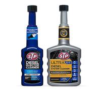 STP Diesel Fuel Additive Treatment Bundle, Includes Diesel Injector Cleaner | Includes Ultra 5-in-1 Diesel System Cleaner, Cleans Injectors and Restores Performance For A Smoother Engine, Made in the UK