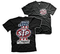 STP Officially Licensed American No. 1 Mens T-Shirt (Dark Grey)