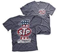 STP Officially Licensed American No. 1 Mens T-Shirt (Dark Grey)