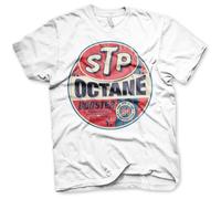 STP Officially Licensed Octane Booster Mens T-Shirt (White), Medium