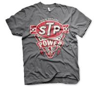 STP Officially Licensed Power Mens T-Shirt (Dark Grey), Large