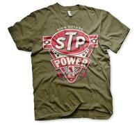 STP Officially Licensed Power Mens T-Shirt (Olive), Medium