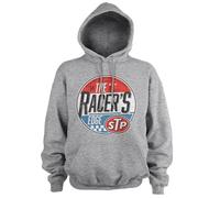STP Officially Licensed The Racer's Edge Hoodie (Heather Grey), X-Large