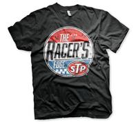STP Officially Licensed The Racer's Edge Mens T-Shirt (Black), Large