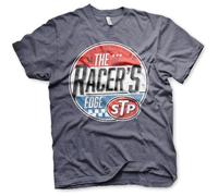 STP Officially Licensed The Racer's Edge Mens T-Shirt (Navy-Heather), X-Large
