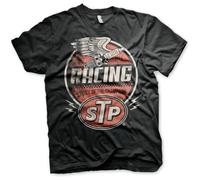 STP Officially Licensed Vintage Racing Mens T-Shirt (Black), X-Large