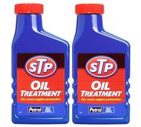 STP Oil Additive for Petrol Engines - 450ml x 2 | Improves Engine Protection, Reduces Wear & Friction | Enhances Lubrication, Minimises Engine Noise & Extends Engine Life