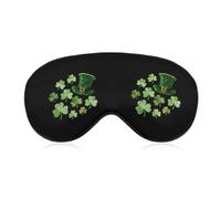 Stpatricks Day Shamrock Clover Sleep Mask Breathable Eye Masks