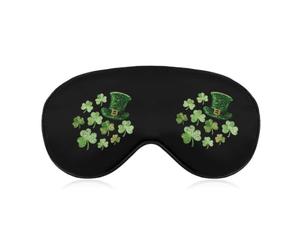 Stpatricks Day Shamrock Clover Sleep Mask Breathable Eye Masks