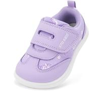 STQ KIDS Barefoot Shoes Kids Trainers Boys School Shoes Girls Toddler Baby First Walking Running Boy Girl Sneakers Light Soft Child Extra Wide Toe Box Tennis Minimalist Purple Toddler Size 7