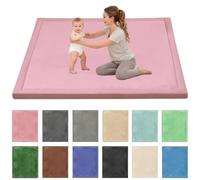 Stqyeiw Baby Crawling Mat Memory Foam 190 x 300 cm Army Green | Extra Thick Area Rug 623cm for Kids Living Room Baby Playroom Crawling Carpet Non-Slip Play Mat Floor Toddler Nursery Carpet