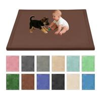 Stqyeiw Baby Crawling Mat Memory Foam 190 x 300 cm Sky Blue | Extra Thick Area Rug 941cm for Kids Living Room Baby Playroom Crawling Carpet Non-Slip Play Mat Floor Toddler Nursery Carpet