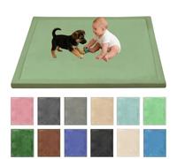 Stqyeiw Baby Crawling Mat Memory Foam 200 x 300 cm Rose Red | Extra Thick Area Rug 528cm for Kids Living Room Baby Playroom Crawling Carpet Non-Slip Play Mat Floor Toddler Nursery Carpet