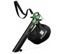 Straame 3-In-1 Leaf Blower And Vacuum 3000 W, Garden Mulcher, Clears Lawns, Patios Driveways, Extra-Large 45 L Collection Bag, 10