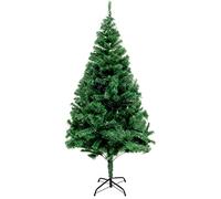 Straame Artificial Christmas Tree, Natural Look Branches Bushy Christmas Tree with Foldable Metal Stand, Easy to Assembly, Home Xmas Tree (6ft)