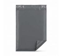 Straame Parcel Bags 25 Pack 14 x 21 inch, Grey Large Postage Bags, Mailing Bags, Shipping Bags, Packaging Bags, Self Seal Opaque Poly Mailers for Clothes, Books, Documents, Office Items and Vinted