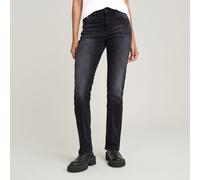 Strace Straight Jeans - Black - Women 24-28