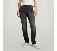 G-Star Strace Straight Worn In Black Moon size W25L32 | Straight Jeans Outlet | Women | Black W25L32