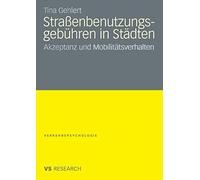Straenbenutzungsgebuhren in Stadten.New 9783531163338 Fast Free Shipping<|