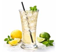 Strahl bar@drinkstuff Design+ Polycarbonate Cooler Tumbler Glass 23oz / 680ml, Shatterproof Clear Plastic Drinking Cup, Dishwasher Safe, Contemporary Style (Single)