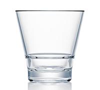 Strahl CapellaStack 9oz / 260ml Polycarbonate Rocks Tumbler - Single Piece | Stackable, Unbreakable, Dishwasher Safe