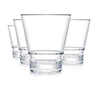 Strahl CapellaStack Polycarbonate Double Old Fashioned Tumblers 14oz / 414ml, Pack of 12