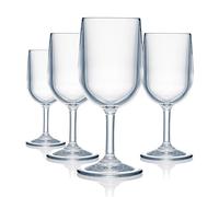 Strahl Design & Contemporary Classic Wine Glass 8.6oz / 245ml - Set of 12 - Plastic Wine Glasses