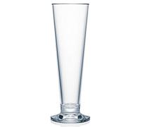 Strahl Design + Contemporary Polycarbonate Footed Pilsner Glass 16oz / 473ml - Single - Polycarbonate Beer Glasses