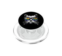 Straight Ally Pride Flag Cat PopSockets PopGrip for MagSafe