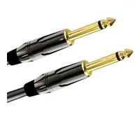 Straight/Angle Instrument Jack Lead Cable， 6.35mm TRS Male To Male Audio Cable For Guitar Amp Mixer Speaker 1-15m(Ts,8m)