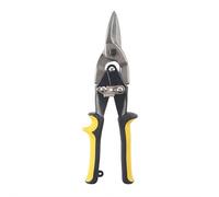 Straight Aviation Snip, Professional Grade Tool for Sheet Metal and Tin, Heavy-Duty Shears with Ergonomic Handle for Precision Work (Yellow 250MM)