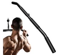 Straight Bar Cable, LAT Pull Up Bar, Comfortable Non Slip Handles 31 Inch Pull Up Bar, Exercise Machine Parts & Accessories for Triceps, Bicep Curl, Entry