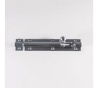 Straight Barrel Surface Mounted Door Bolt Lock 151 X 32mm Satin Chrome