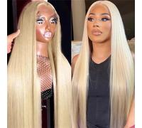 Straight Blonde Lace Wigs 13X4/13X6 Lace Front Human Hair Wigs For Women 4X4/5X5 HD Lace Closure Wig