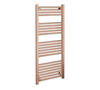 Straight Brushed Copper Ladder Towel Rail Radiators Central Heating Heater - 500 x 1200mm…