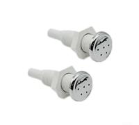 Straight Bubble Nozzle PVC Hot Water Bath Jet - High-Temp Resistant Massage Air Injector for Spa Tub - Easy Install Replacement Part