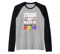 Straight But Not Narrow Proud Ally Raglan Baseball Tee