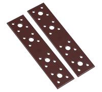 Straight Connector Plate Brace Fastener 175mm x 40mm Joist Mending 2PK