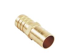 Straight connector1pc Equal Barb Hose Pipe Joint, Brass Coupler Connector Adapter, Fitting 2 Way(16mm)