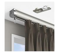 Straight Curtain Track System with Brackets - Sliding Rail for Bay Windows, Showers, and Balconies - Durable, Easy to Install, Perfect for Home Décor and Space Optimization